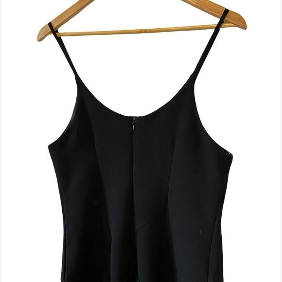 FOREVER21 Black Mini Spaghetti Strap Dress L - Picture 5 of 8